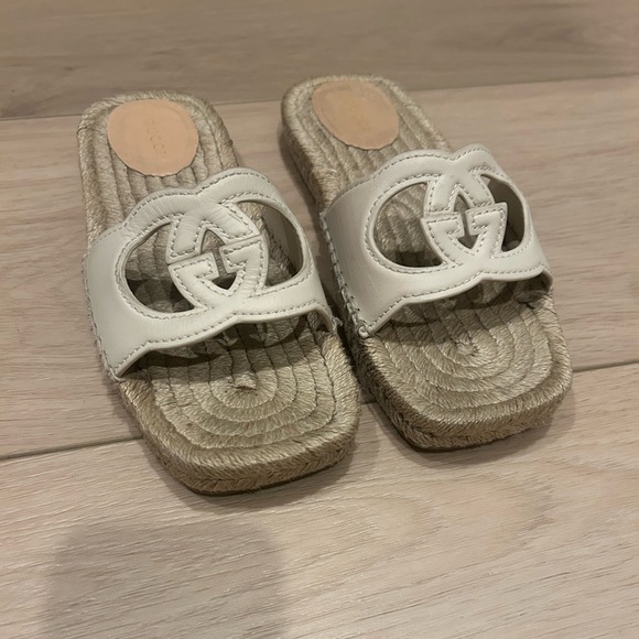 Gucci interlocking espadrilles cream - Picture 3 of 8